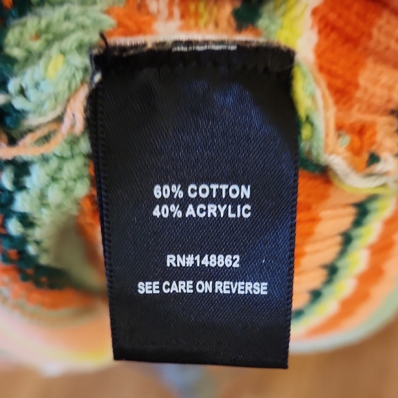 Torrid Multicolor Striped Midi Crochet Sweater Dress - Picture 6 of 7